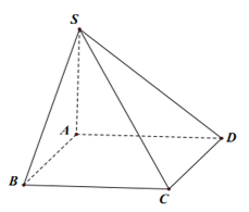 Hình chóp S.ABCD đem lòng là hình vuông vắn cạnh a, SA vuông góc với lòng và SA = a. Góc thân mật nhì mặt mày bằng phẳng (SAB) và (SCD) bằng?