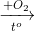 \xrightarrow[t^o]{+O_2}