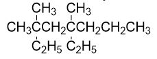 5-etyl-3,3-đimetylheptan không tan trong nước, nhưng có thể hoà tan trong các dung môi hữu cơ khác như etanol hay xăng.