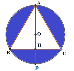 LỜI GIẢI] Cho tam giác ABC đều cạnh a và nội tiếp trong đường tròn ...