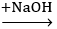 How does the reaction between glycine and NaOH contribute to the transformation of the compound?
